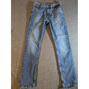 Levi's Jeans 513 Slim Straight W30 L32 Med Wash Mid Rise Slight Fade Stretch